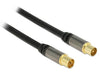 EAN 4043619889228 - DeLOCK 88922 cable coaxial RG-6/U 1 m IEC Negro imagen 2