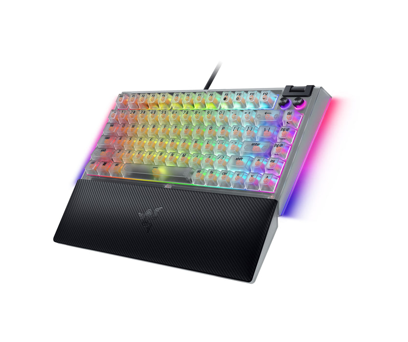 EAN 8887910073834 - Razer BlackWidow V4 75% teclado Juego USB QWERTY Inglés de EE. UU. Blanco imagen 3