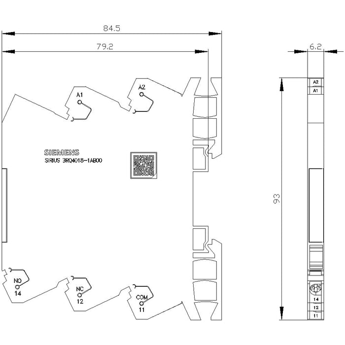 EAN 4047621118468 - Siemens 3RQ4018-1AB00 Ausgangskoppler 10 St. alimentación del relé imagen 5