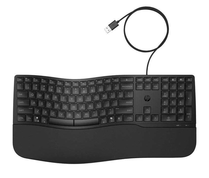 EAN 0197498232683 - HP 485 Comfort Wired Keyboard teclado Oficina USB Negro imagen 9