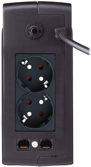 EAN 4260074970562 - PowerWalker VFD 600 sistema de alimentación ininterrumpida (UPS) 0,6 kVA 300 W 2 salidas AC imagen 2