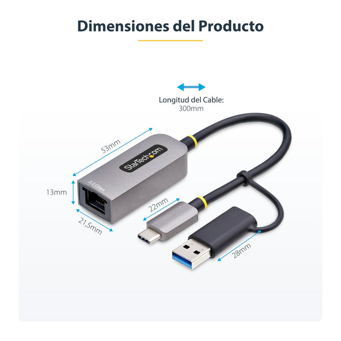 EAN 0065030905176 - StarTech.com U2GA-USB-C-ETHERNET adaptador y tarjeta de red 5000 Mbit/s imagen 14