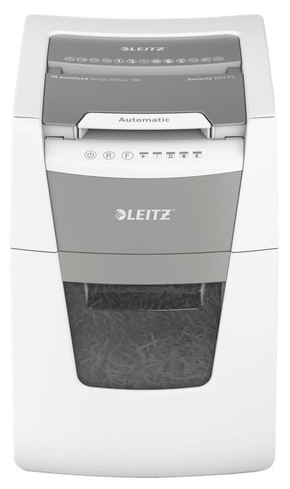 EAN 4002432124084 - Leitz 80110000 triturador de papel Corte cruzado 55 dB 22 cm Gris, Blanco imagen 2