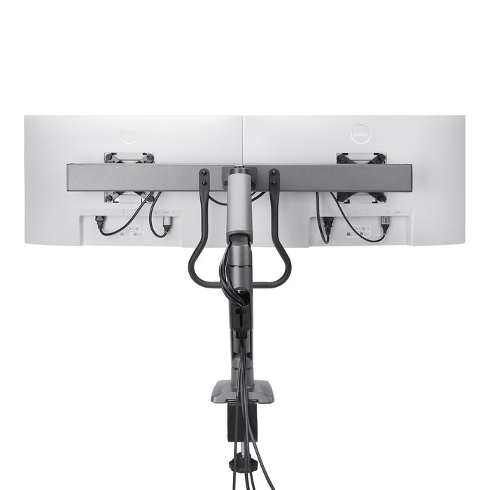 EAN 65030906340 - StarTech.com H2M1AS2-MONITOR-ARM soporte para monitor 68,6 cm (27") Escritorio Negro imagen 4