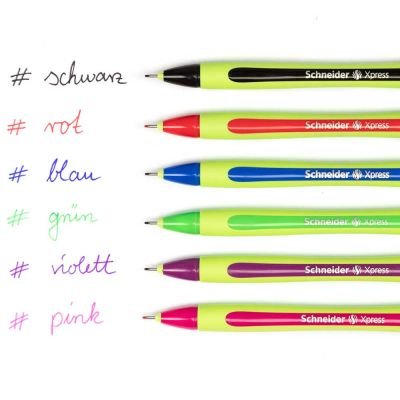 EAN 4004675163066 - Schneider AG Xpress Negro, Azul, Verde, Rosa, Rojo, Violeta Bolígrafo Fino 6 pieza(s) imagen 8