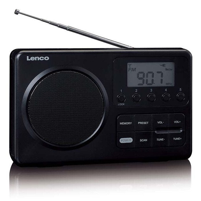 EAN 8711902079712 - Lenco MPR-035BK Portátil Analógico y digital Negro imagen 8