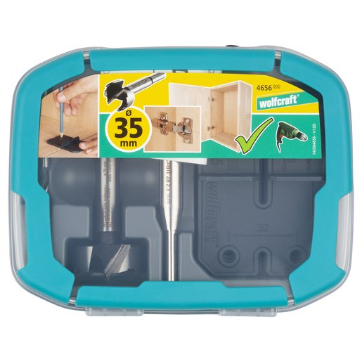 EAN 4006885465602 - wolfcraft GmbH 4656000 broca Fresa para bisagras 3 pieza(s) imagen 5