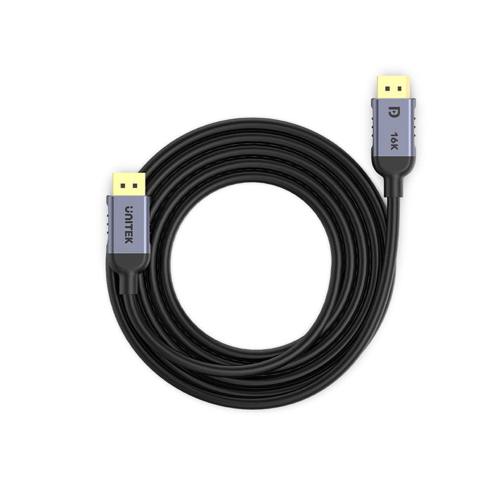 EAN 4894160053091 - UNITEK C1626GY01-3M cable DisplayPort Negro, Gris imagen 2