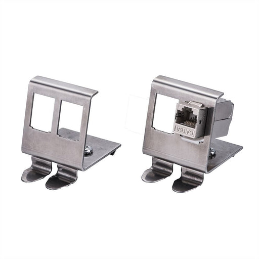 EAN 7630049613195 - ROLINE 21.13.1308 cambiador de género para cable 2x Keystones Plata imagen 1