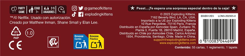 EAN 0810083044699 - Asmodee Exploding Kittens EKIEK12ES juego de tablero Exploding Kittens El bien contra el mal 15 min Juego imagen 5