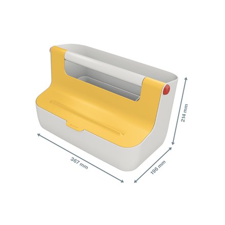 EAN 4002432126194 - Leitz 61250019 caja de almacenaje Rectangular Acrilonitrilo butadieno estireno (ABS) Blanco, Amarillo imagen 8
