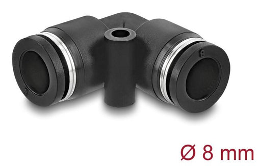 EAN 4043619607464 - DeLOCK 60746 acoplamiento y conector para máquina neumática Negro Metal, Plástico Rosca interior (hembra) imagen 1