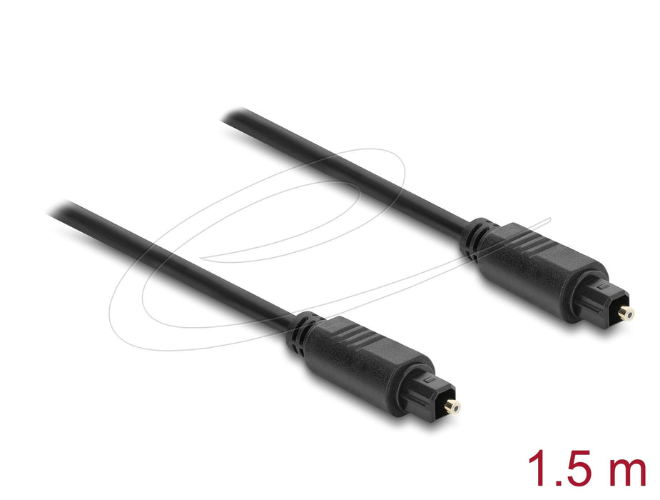EAN 4043619909247 - DeLOCK 90924 cable de audio 1,5 m Toslink Negro imagen 1
