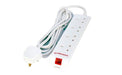 EAN 5715063413814 - Microconnect MC-UKSURGESTRIP4-5M base múltiple 4 salidas AC Interior Blanco imagen 1