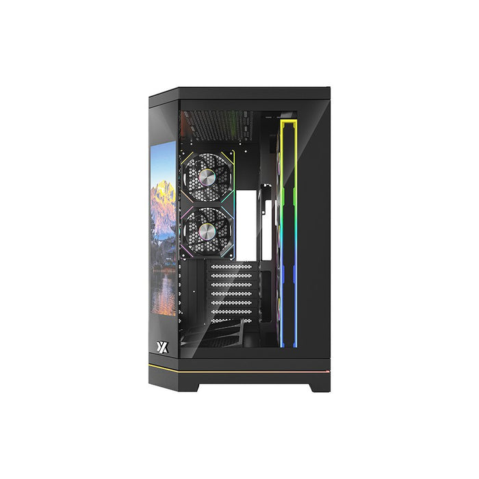 EAN 6978262011994 - XYZ Gabinete Neutrón X Pro, Midi-Tower, ATX/Micro-ATX/ITX, USB 3.0, sin Fuente, 5 Ventiladores Instalados imagen 6