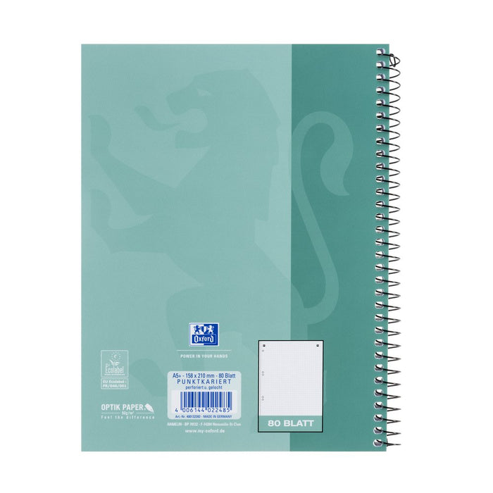 EAN 4006144022485 - Oxford 400132392 cuaderno y block A5+ 80 hojas Color menta imagen 6