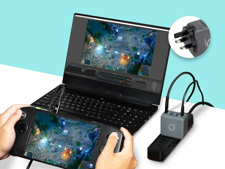 EAN 4711289503101 - AVerMedia GC313Pro Universal Negro Corriente alterna Carga rápida Interior imagen 4