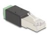 EAN 4043619666041 - DeLOCK 66604 cambiador de género para cable 2 pin terminal block Negro, Verde imagen 1