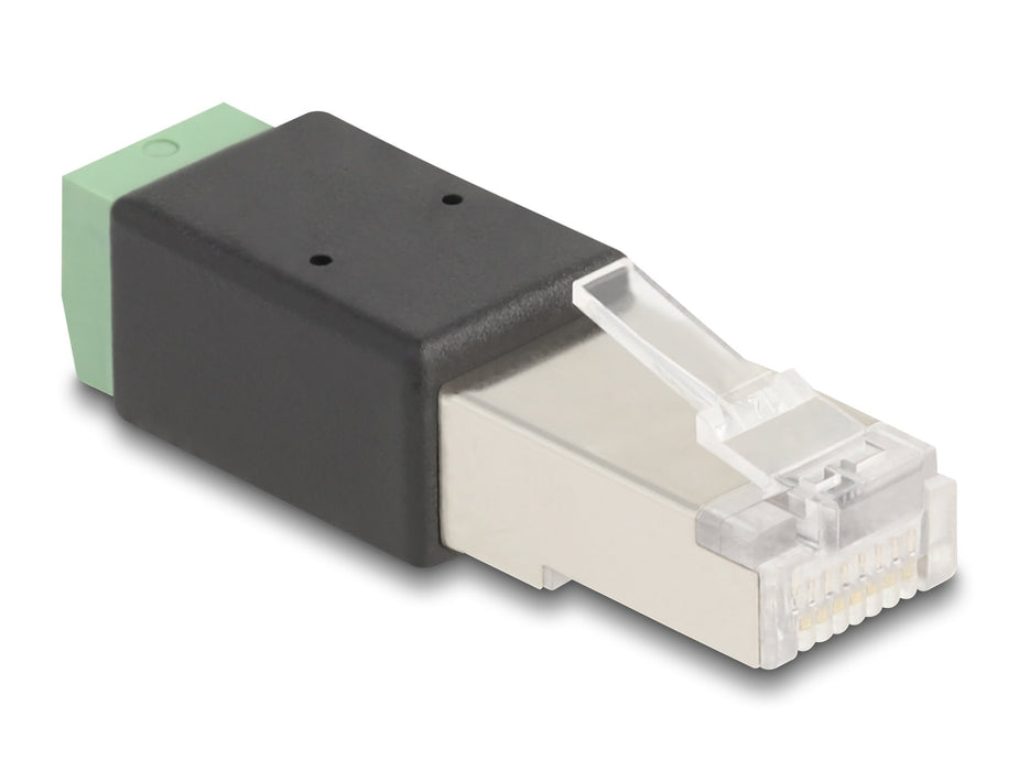EAN 4043619666041 - DeLOCK 66604 cambiador de género para cable 2 pin terminal block Negro, Verde imagen 1