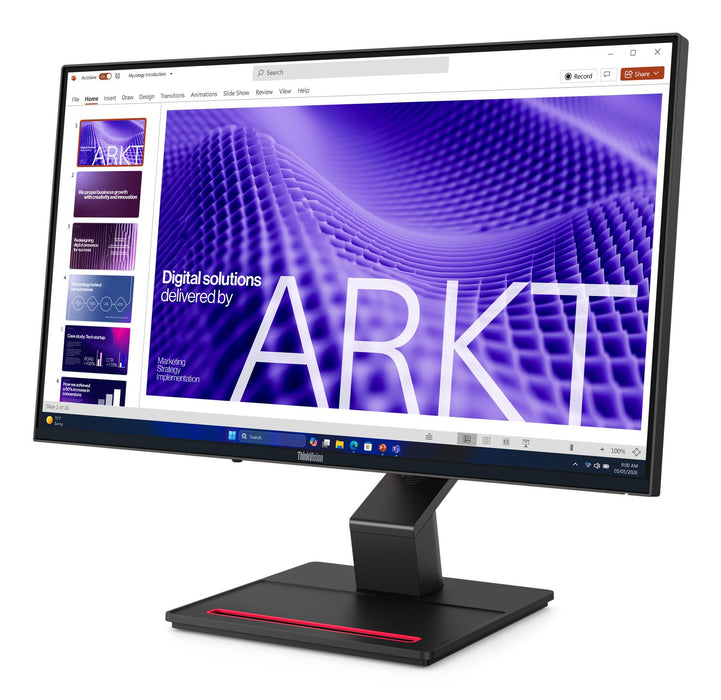 EAN 199273359837 - Lenovo ThinkVision T24D-4t pantalla para PC 60,5 cm (23.8") 1920 x 1080 Pixeles Full HD LCD Pantalla tácti imagen 5