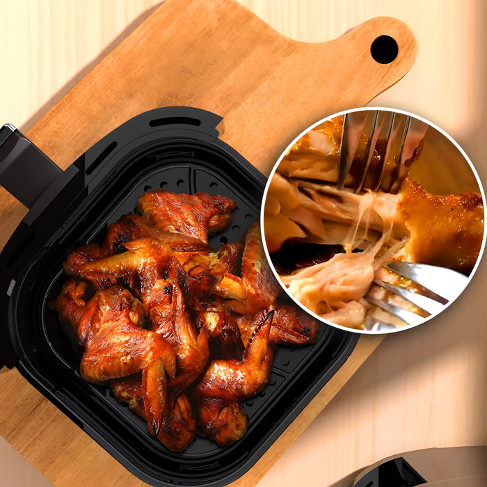 EAN 5906168634512 - Extralink HOME AIR FRYER 5.2L EU SJ-520 freidora Sencillo 5,2 L 1600 W Freidora de aire caliente Negro imagen 5
