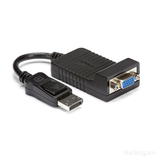 EAN 0065030834551 - StarTech.com DP2VGA adaptador de cable de vídeo 0,08 m VGA (D-Sub) Negro imagen 1