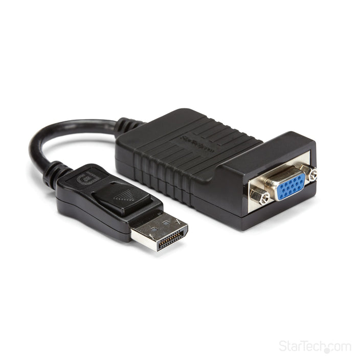 EAN 0065030834551 - StarTech.com DP2VGA adaptador de cable de vídeo 0,08 m VGA (D-Sub) Negro imagen 1