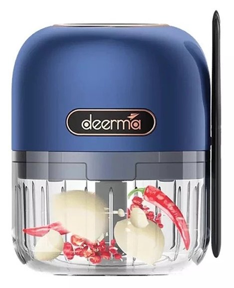 EAN 6955578036804 - Deerma JS100 picadora eléctrica de alimentos 0,15 L 40 W Negro, Azul, Transparente imagen 1