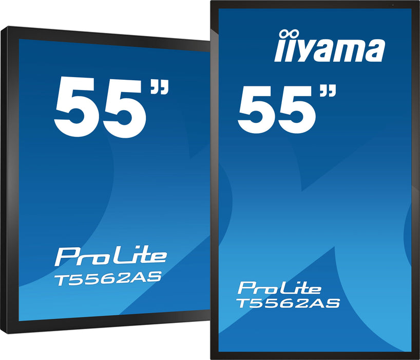 EAN 4948570120475 - iiyama T5562AS-B1 pantalla de señalización Panel plano interactivo 138,7 cm (54.6") VA 500 cd / m² 4K Ult imagen 4