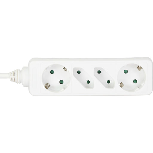 EAN 4043718186358 - InLine 16443W base múltiple 3 m 2 salidas AC Blanco imagen 2