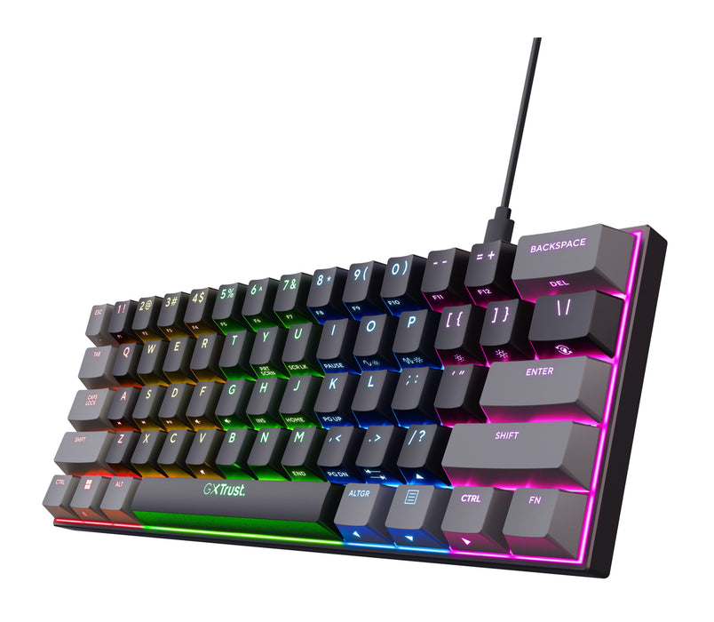 EAN 8713439248838 - Trust GXT 867 Acira teclado Juego USB QWERTZ Alemán Negro, Gris imagen 1