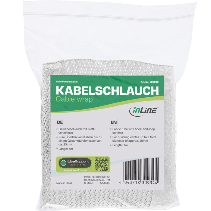 EAN 4043718309344 - InLine 59993C organizador de cables Pasacables Blanco 1 pieza(s) imagen 5