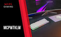 EAN 8435693111863 - Mars Gaming MCPWTKLWFR teclado Ratón incluido Juego RF inalámbrica + USB AZERTY Francés Blanco imagen 11