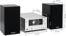 EAN 4019588029378 - TechniSat Viola 710 CD IR Internet Analógico y digital Plata imagen 8