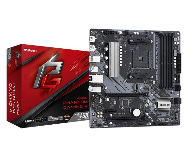 EAN 4710483932915 - Asrock A520M Phantom Gaming 4 AMD A520 Zócalo AM4 micro ATX imagen 5