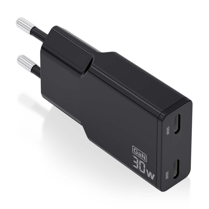 EAN 8435739902561 - AISENS ASCH-30W2P049-BK cargador de dispositivo móvil Cámara digital, MP3, MP4, Teléfono móvil, Navegante imagen 1
