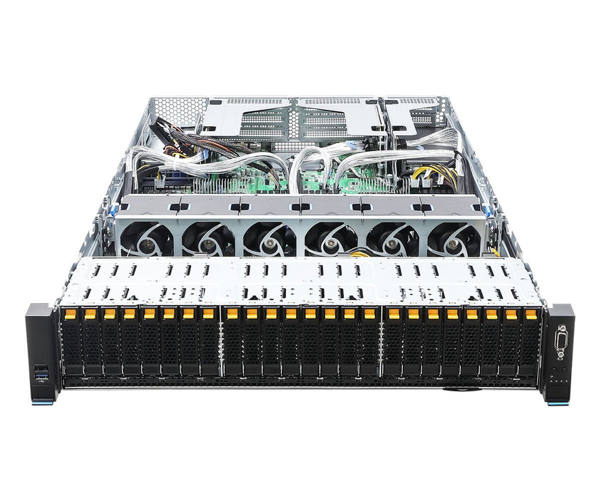EAN 4711430521756 - Asrock 2U24E-GENOA2 servidor barebone AMD SoC LGA 6096 Bastidor (2U) Negro, Gris imagen 3
