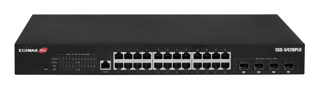 EAN 4717964705402 - Edimax Switch 24x TGS-5428PLX 2.5GbE L2 Surveill.VLAN PoE+ - Switch Gestionado imagen 2