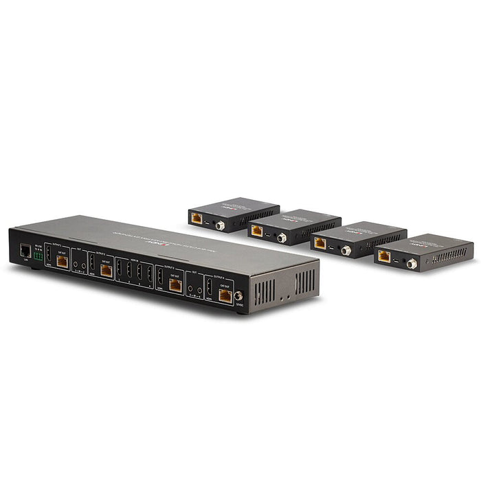 EAN 4002888383288 - Lindy 38328 extensor audio/video Transmisor y receptor de señales AV Negro imagen 5