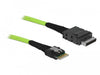 EAN 4043619858019 - DeLOCK 85801 cable Serial Attached SCSI (SAS) 0,5 m 32 Gbit/s Negro, Verde imagen 1