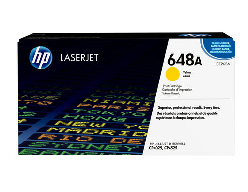 EAN 0884420186854 - HP 648A Yellow Original LaserJet Toner Cartridge cartucho de tóner 1 pieza(s) imagen 1