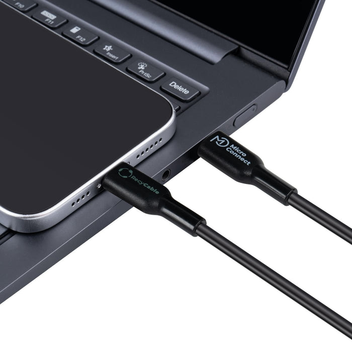 EAN 5715063597521 - Microconnect ECO-USB3.1CL1 cable de conector Lightning 1 m Negro imagen 4