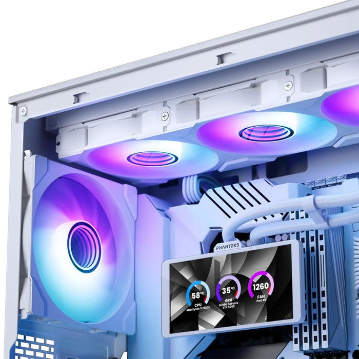 EAN 0886523004219 - Phanteks Glacier One 360M25 LCD Procesador Sistema de refrigeración líquida todo en uno 12 cm Blanco 1 pi imagen 3