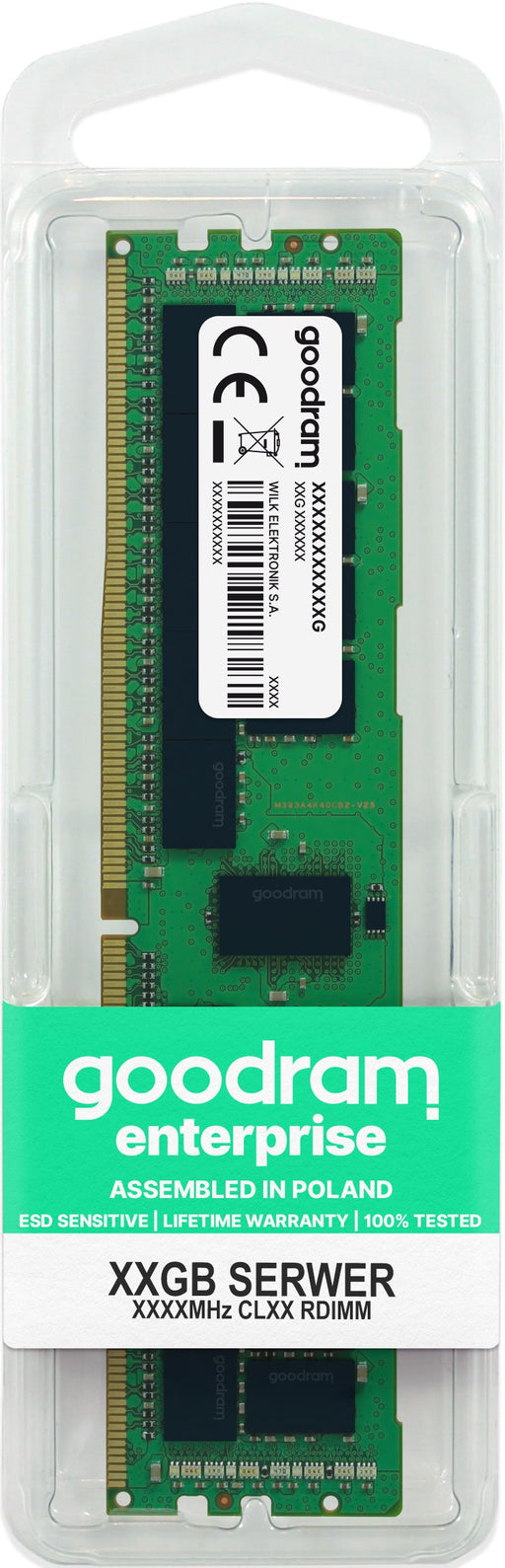 EAN 5908267905005 - Goodram W-MEM1600R3D48GLV módulo de memoria 8 GB 1 x 8 GB DDR3 240-pin DIMM ECC imagen 2
