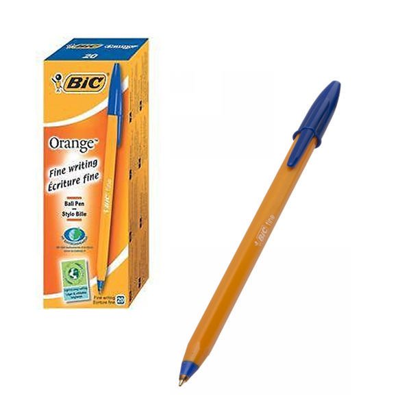 EAN 0070330101593 - BIC Orange Fine Azul Bolígrafo Fino 20 pieza(s) imagen 1