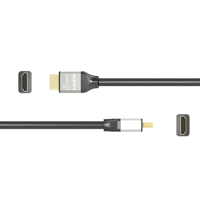 EAN 4712795081589 - j5create JDC52 cable HDMI 2 m HDMI tipo A (Estándar) Negro, Gris imagen 4