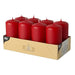 EAN 4002911179871 - Papstar 17987 vela Cilindro Rojo 8 pieza(s) imagen 1
