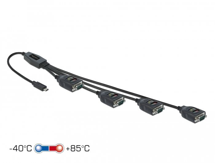 EAN 4043619904952 - DeLOCK 90495 cable de serie Negro 0,63 m USB Tipo C imagen 2