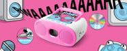 EAN 3700460205812 - Muse M-20 KDG Analógica FM, MW Rosa, Blanco imagen 4