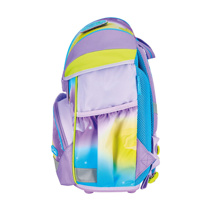 EAN 4008110396392 - Herlitz UltraLight XL Plus Little Monster juego de mochila escolar Chica Poliéster Azul, Lila, Amarillo imagen 8